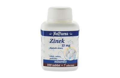MedPharma Zinek Цинк 15 мг 107 таблеток